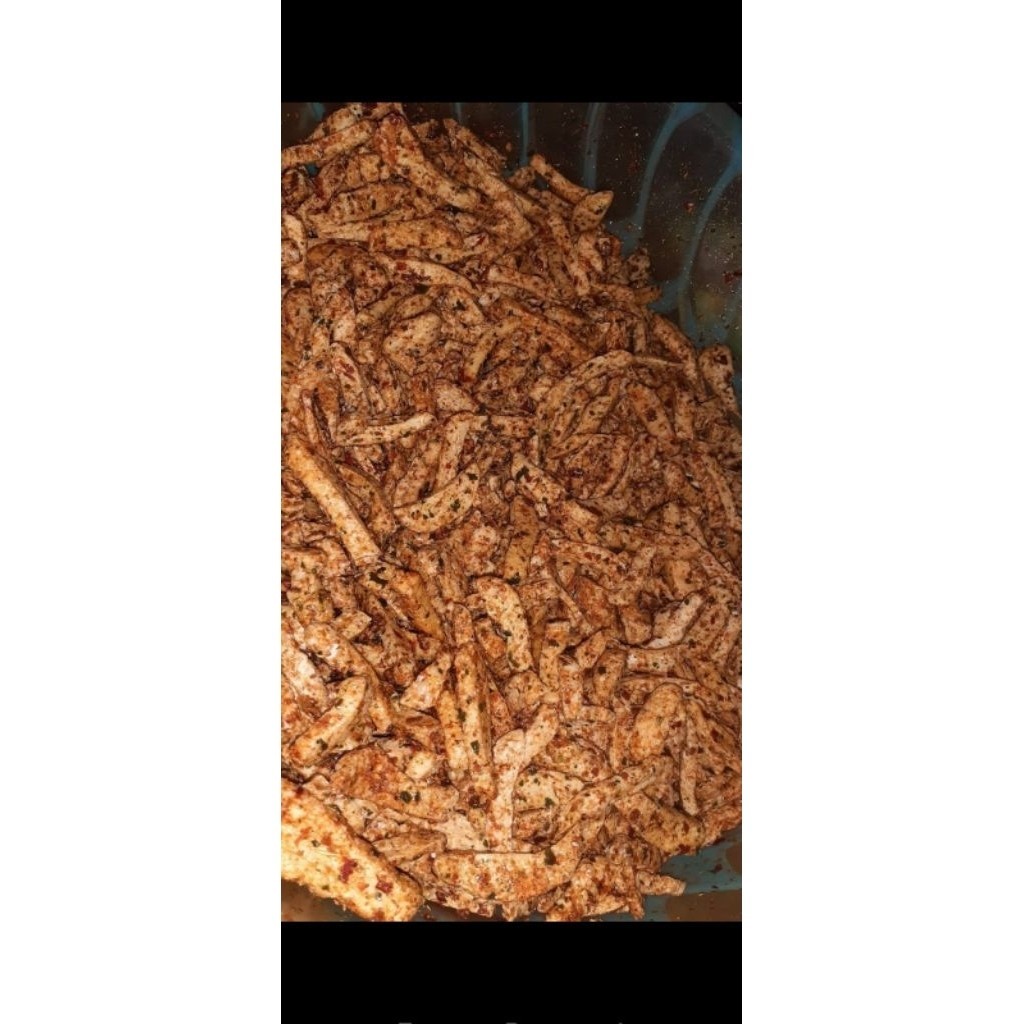 

BASRENG PEDAS EXTRA DAUN JERUK RENYAH GURIH ASIN BERAT 500 GRAM DAN 1 KG ....... ...........