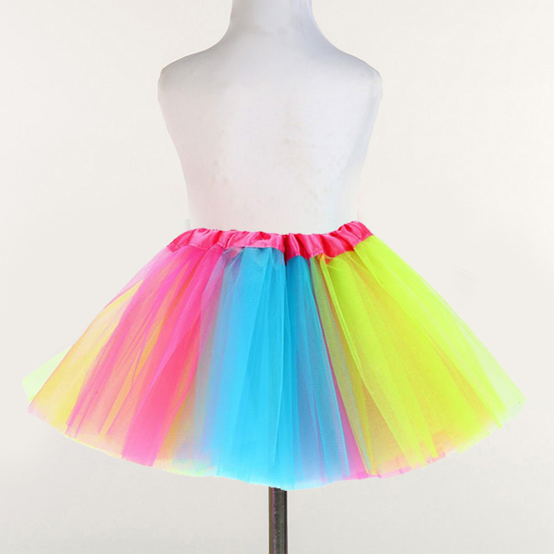 Tutu gotik rainbow Rok Tutu Perempuan Rok Pelangi Rok Rainbow Anak