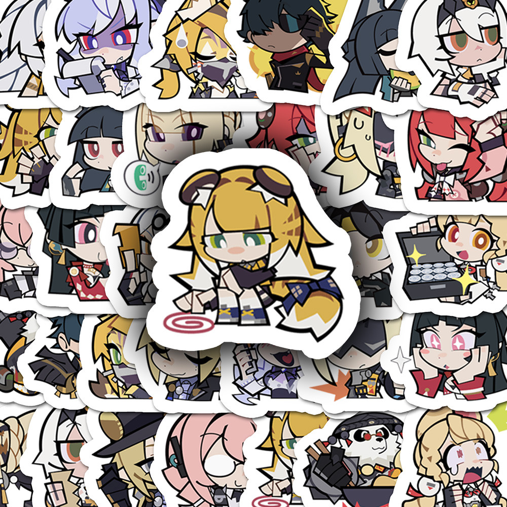 

32pcs Cartoon Zenless Zone Zero Sticker Favor Gift for Kids Skateboard Suitcase Guitar Kettle Deco Waterproof Phone Case