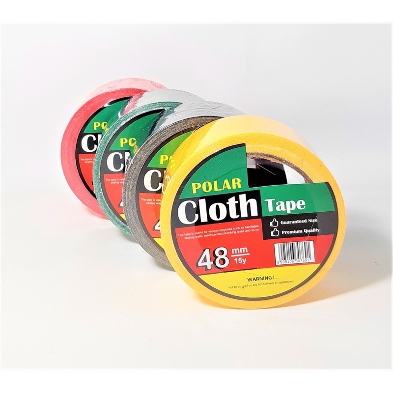 Lakban Kain Warna - Linen Tape - Cloth Tape Polar 48MM