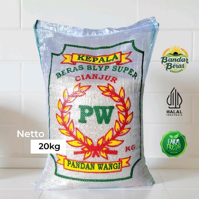 

Beras Cap PW 20kg - Nasi Putih, Pulen, Enak