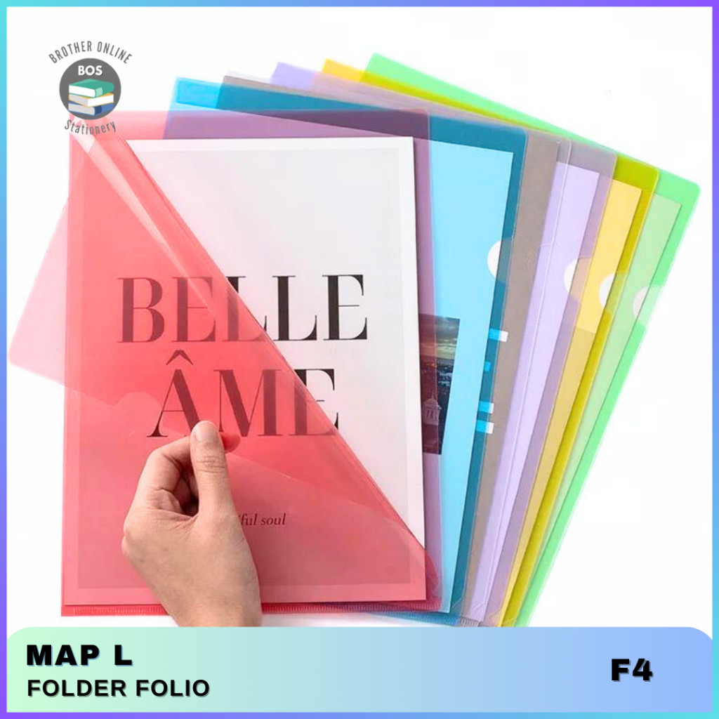 

BOS Map L F4 / Map Dokumen / Map Bening Clear Sleeve / Clear Folder F4 Folio
