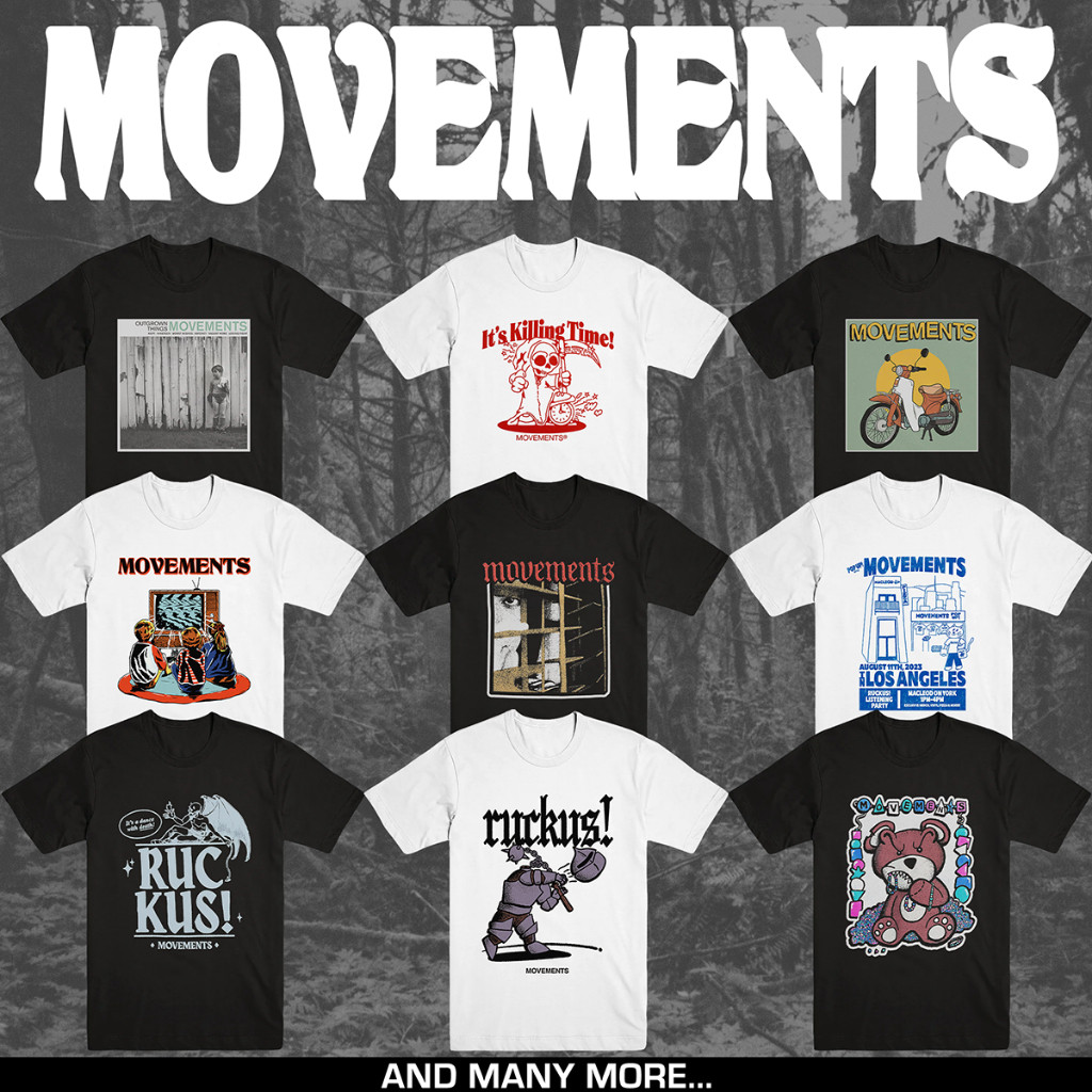 Movements | T-Shirt Band | Post Hardcore | Merchandise