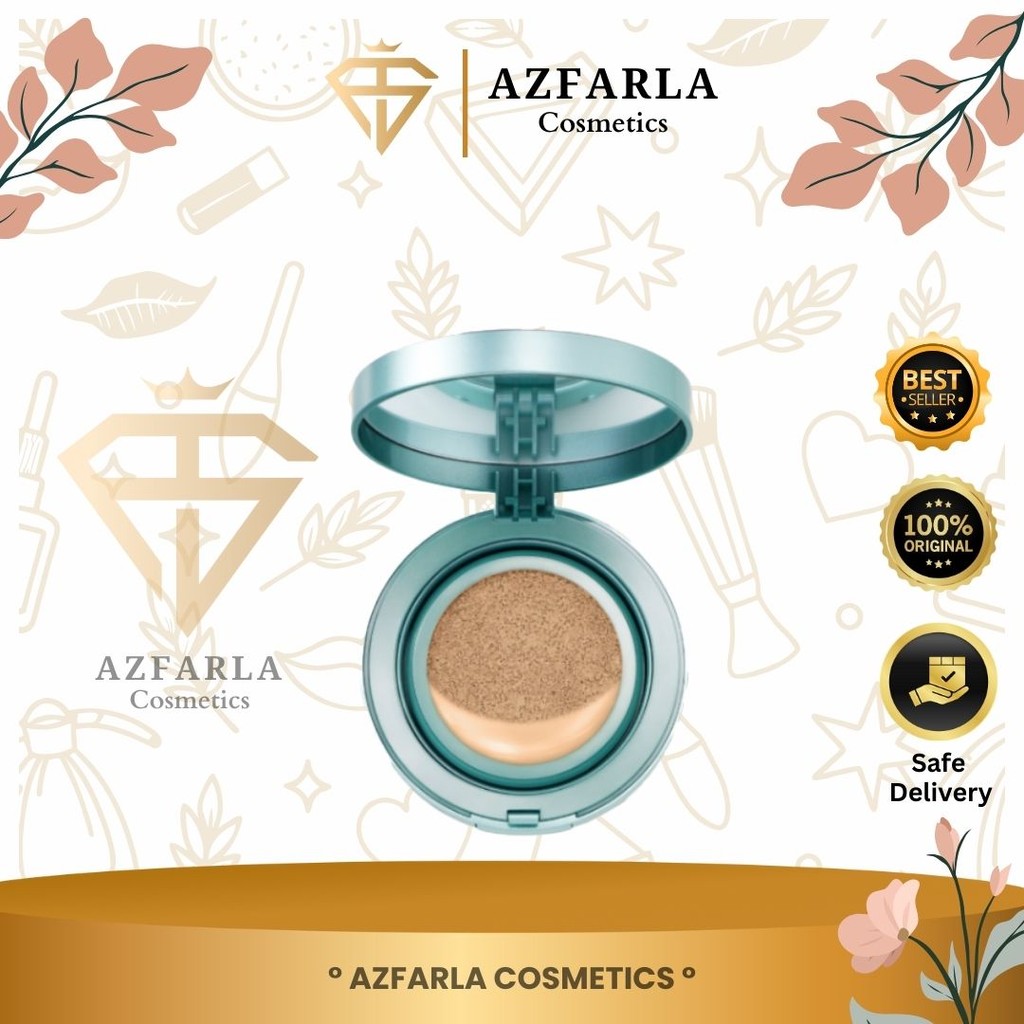 Azfarla Kosmetik WARDAH Exclusive Flawless Cover Cushion/Bedak Padat Wardah/Cushion Wardah