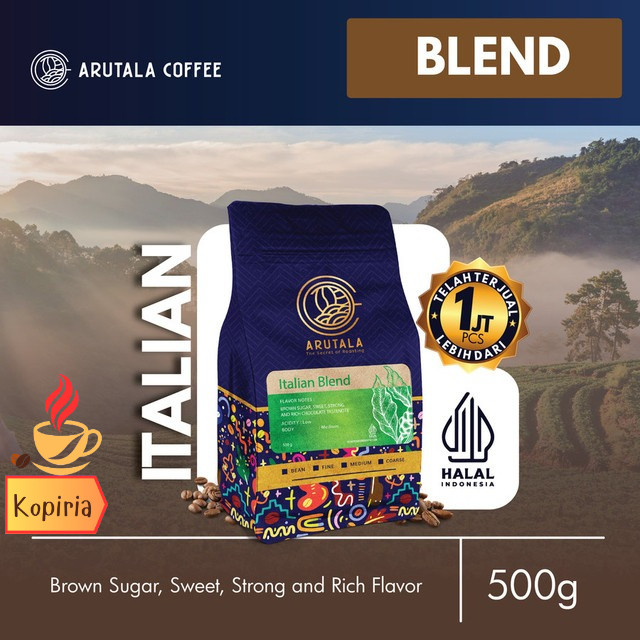 

Arutala - Kopi Blend Italian for Espresso 500 gram