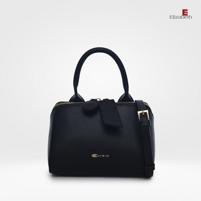 ORIGINAL Tas Emsio by Elizabeth Mini Handbag 0706-2002 - Black