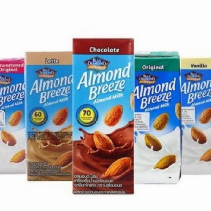 

Almond Breeze Almond Milk Plant Based Milk Import 180ml Varian Original / Latte / Chocolate / Vanilla / Unsweetened
