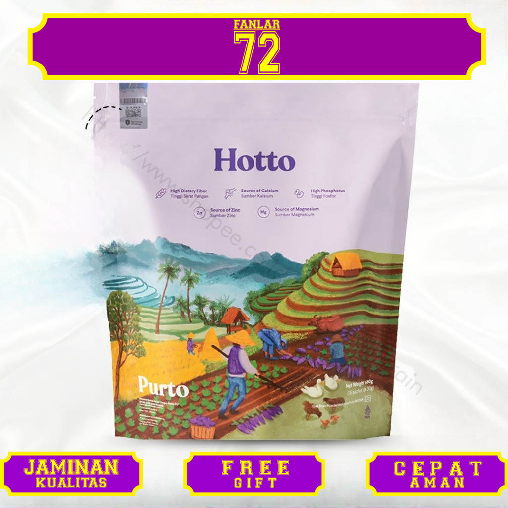 

Hotto Purto Multigrain with Purple Potato 1 Pouch - 16 Sachet