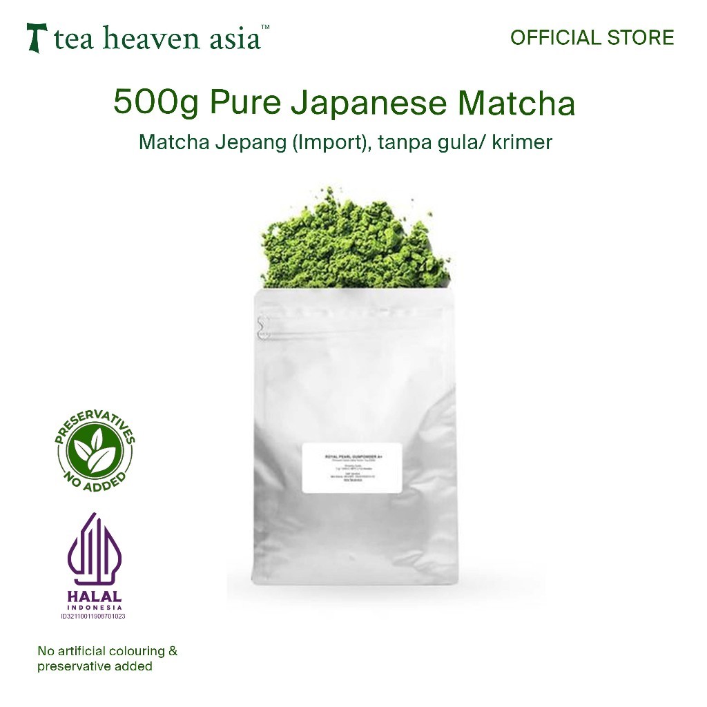 

Tea Heaven Pure Japanese Matcha Powder 500gr