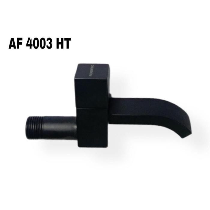 Kran air Kran Tembok Kran Kamar Mandi Fiorentino HITAM BLACK SERIES TEARU - Hitam