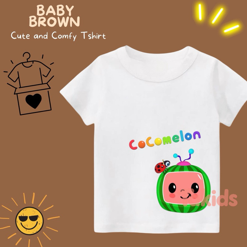 BAJU ANAK BAYI ATASAN BAYI BABY ANAK LAKI-LAKI DISTRO KAOS ANAK LAKI-LAKI COCOMELON