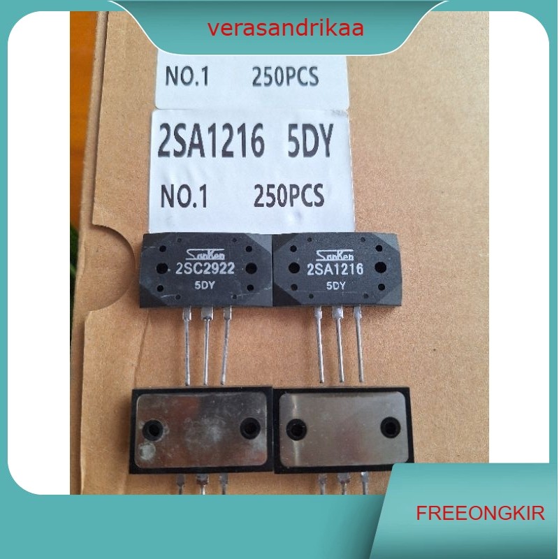 Sanken 5DY 2SA1216 2SC2922 RRT( KW 1) Fre Mika Karet