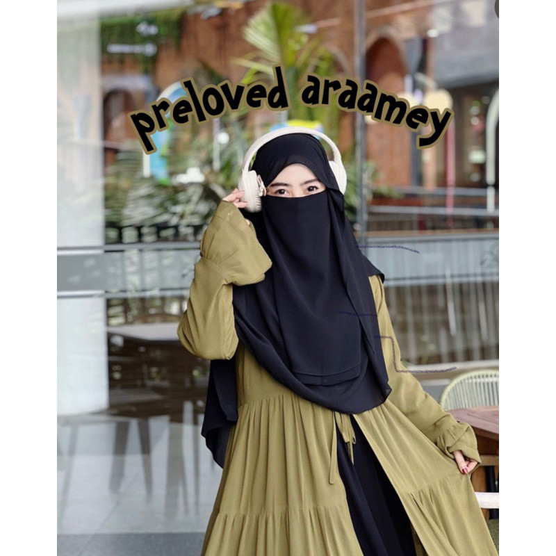 SAXCSHOP Baju Preloved termurah araamey | dress | gamis | cadar | dress set cadar |khimar