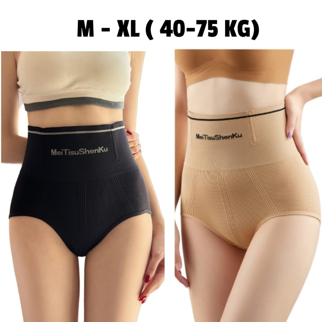 CK05 Celana Dalam Korset Pelangsing Perut buncit Celana Dalam Wanita High Waist