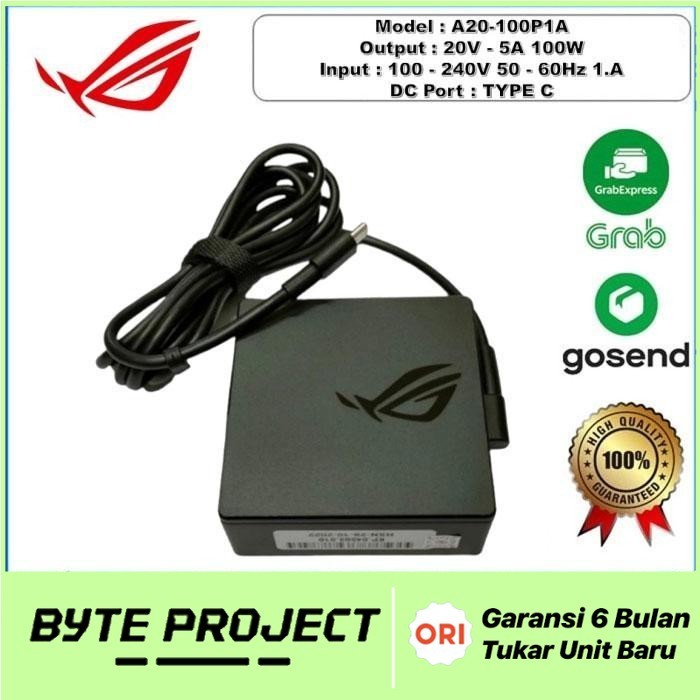 Adaptor Charger Asus ROG Strix SCAR 15 G533Q G533QR G533QM G533 - 100W