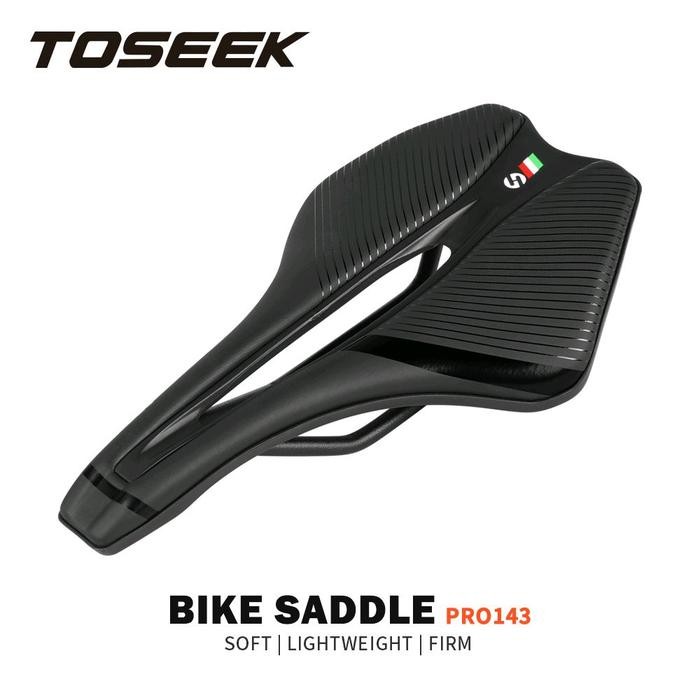 Saddle TOSEEK PRO 143 V1181 Ringan dan nyaman Bike Sadel Toseek tipe pro143 Ultralight Best Quality