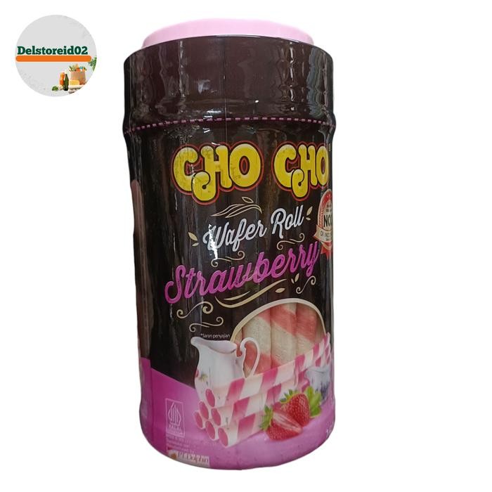 Cho cho wafer roll strawberry 260 gr