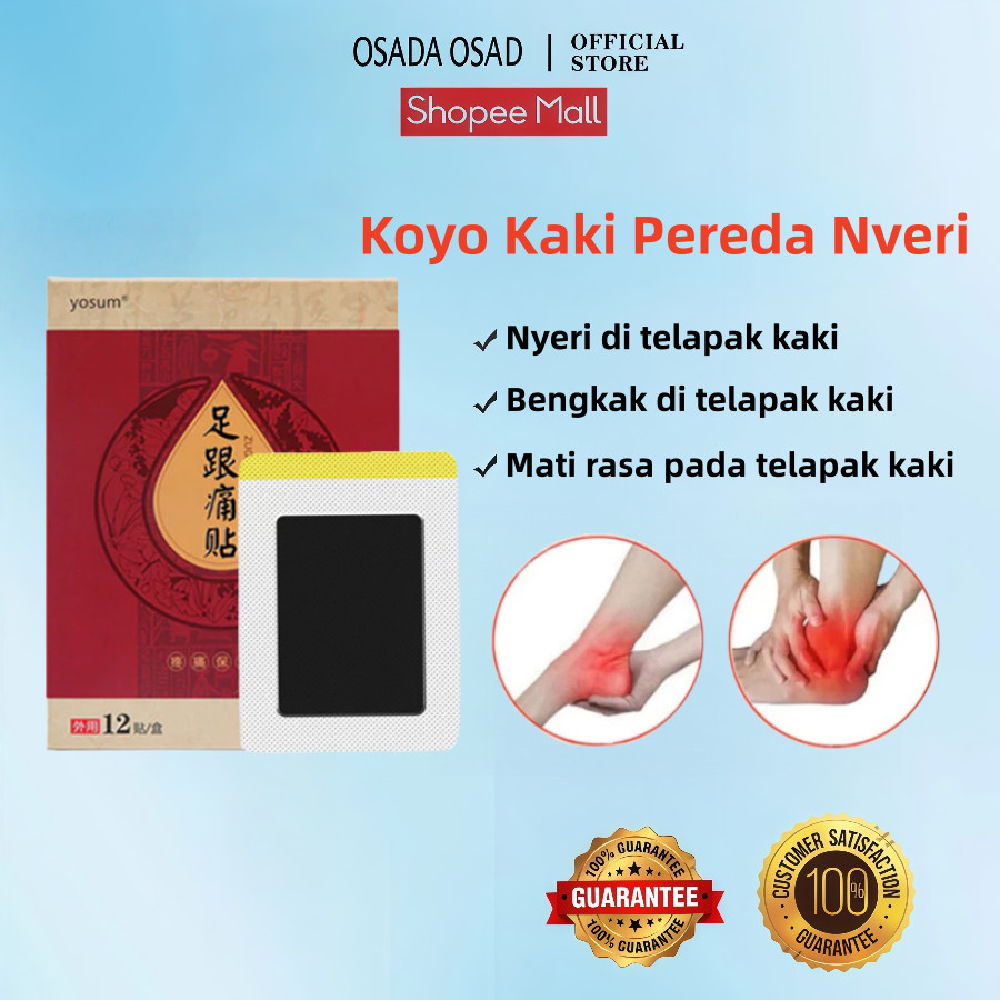 OSADA OSADI sakit tumit kaki plantar fasciitis terapi obat sakit tumit Terapi kaki koyo kaki pereda 