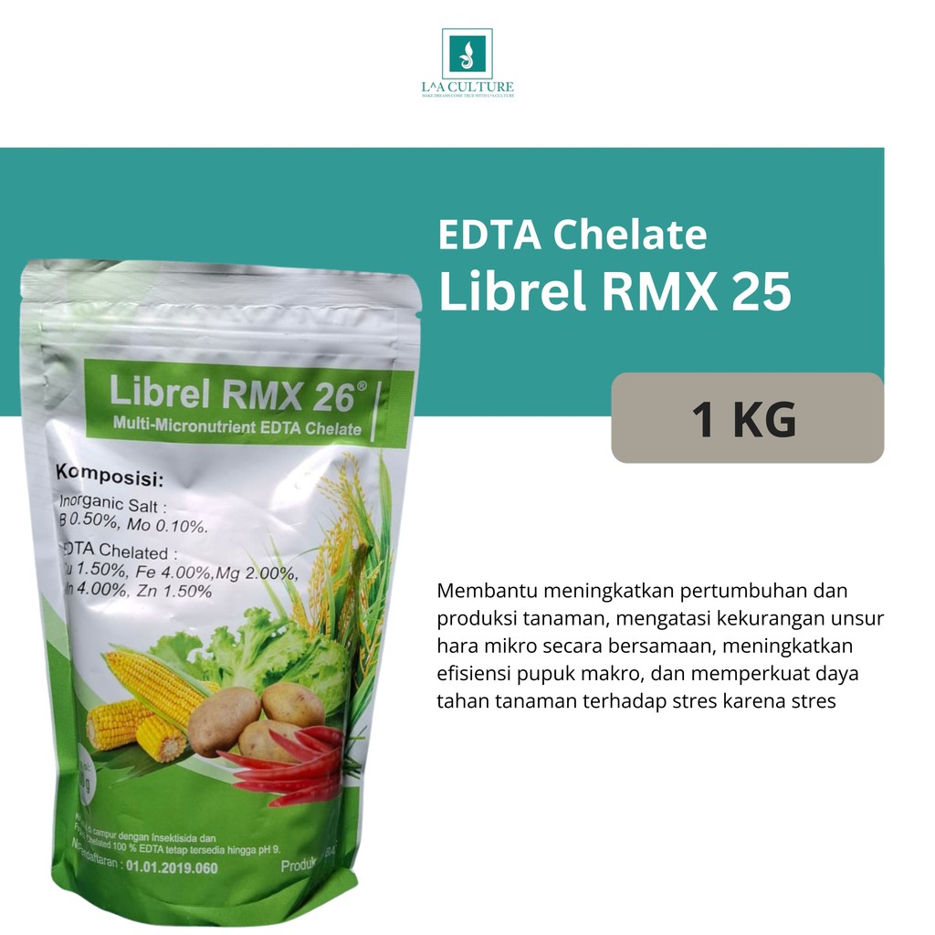 PUPUK MIKRO LIBREL RMX 26 MULTI EDTA CHELATE 1 KG