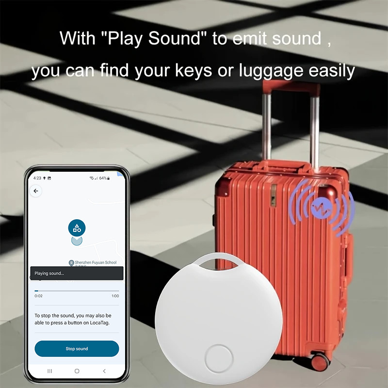 New Smart GPS Tracker Work With Android Google Find My App Key Finder Pet Bag Locator Smart Tag for 
