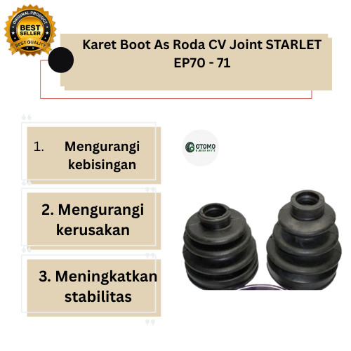 Karet Boot As Roda CV Joint STARLET EP70 - 71