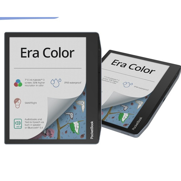 PocketBook Era Color eReader Eye-friendly 7in E-Ink touchscreen eBook reader Waterproof Bluetooth Wi