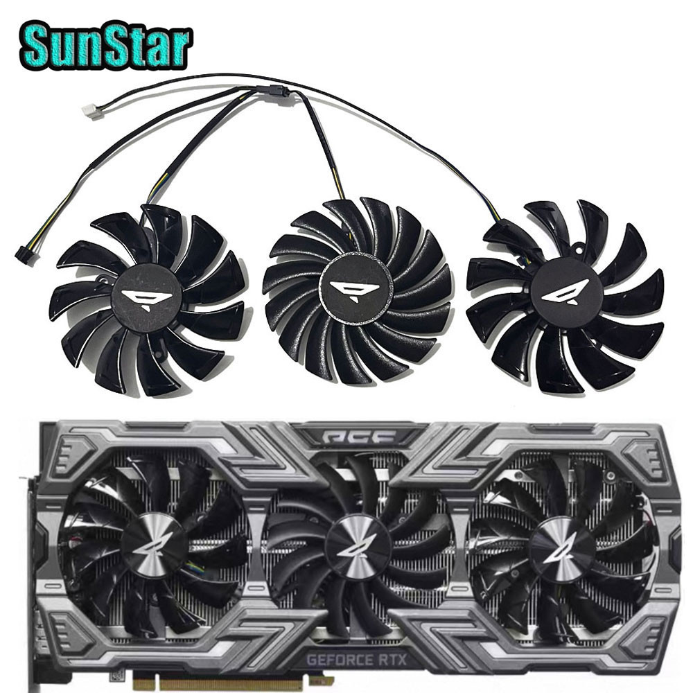 New GA92S2U 87MM DC 12V  0.46A GPU Cooling Fan,For Zotac RTX 2070 2080 2070TI 2070 Super 2080TI PGF 