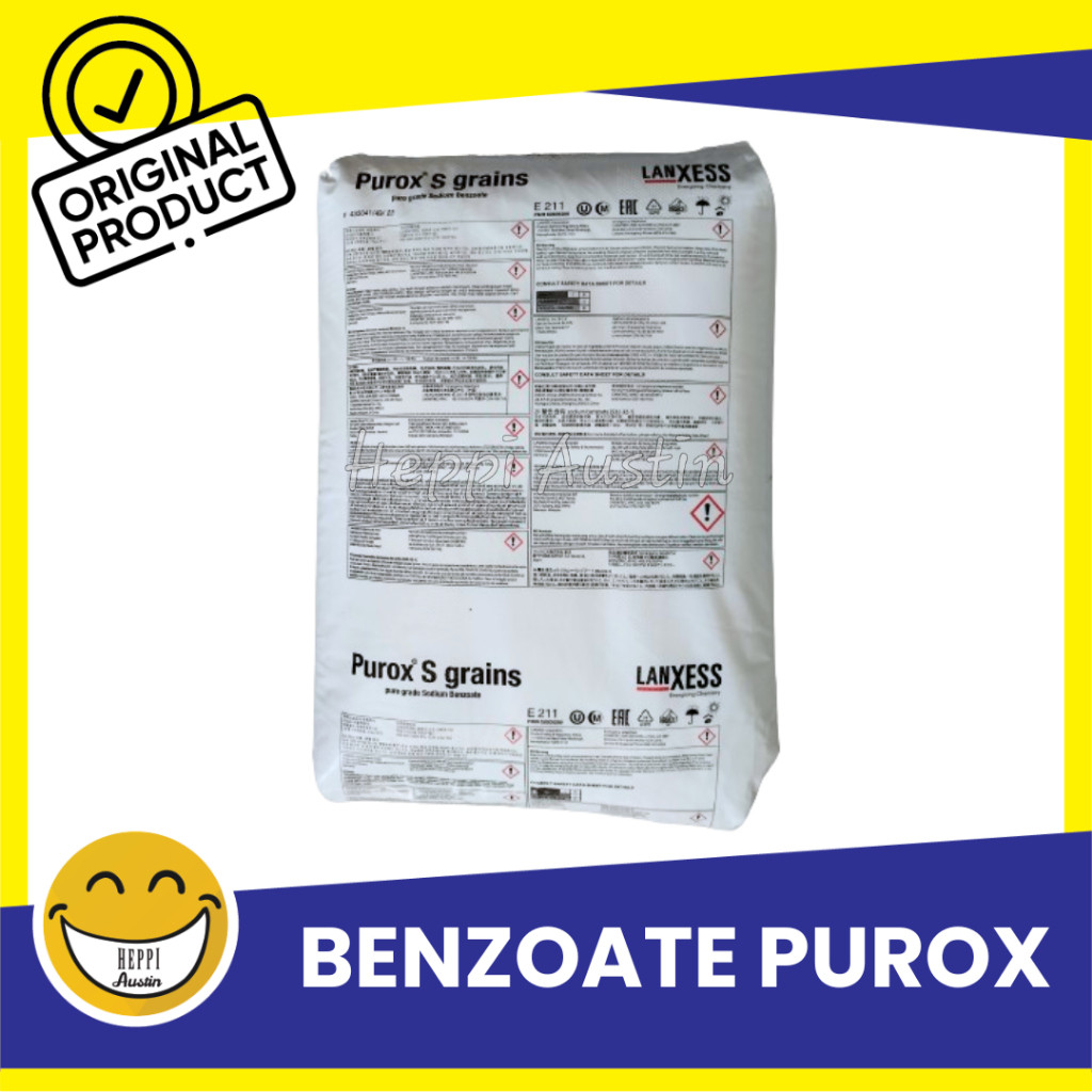 Sodium Benzoat Pengawet Makanan Purox Natrium Benzoat 1 KG