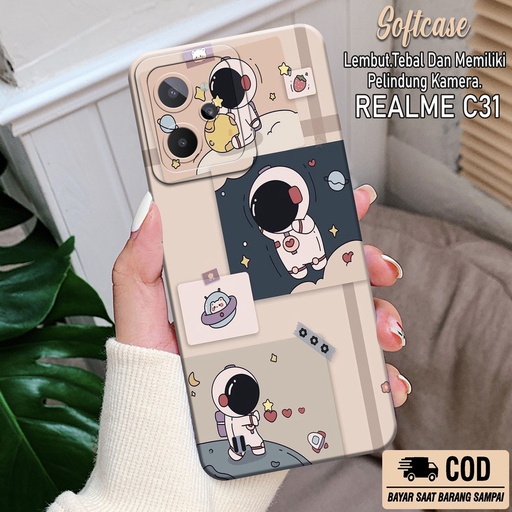 Case Hp REALME C31 - Softcase REALME C31 - Casing REALME C31 - Kesing REALME C31- Silikon REALME C31