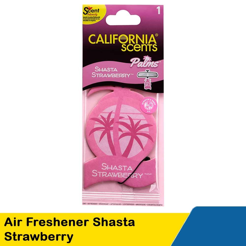 CALIFORNIA SCNT AIR FRESHENER SHSTA STRWBERRY