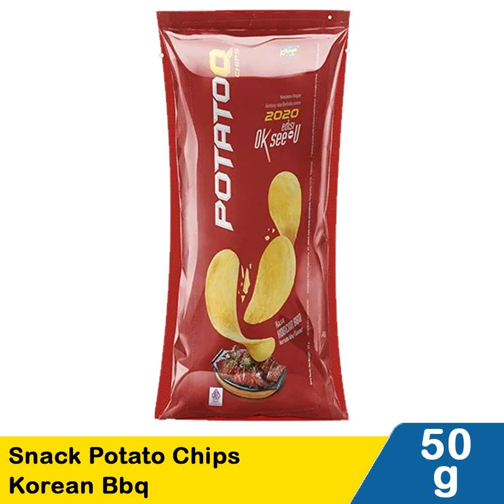 POTATOQ SNACK POTATO CHIPS KOREAN BBQ 50g