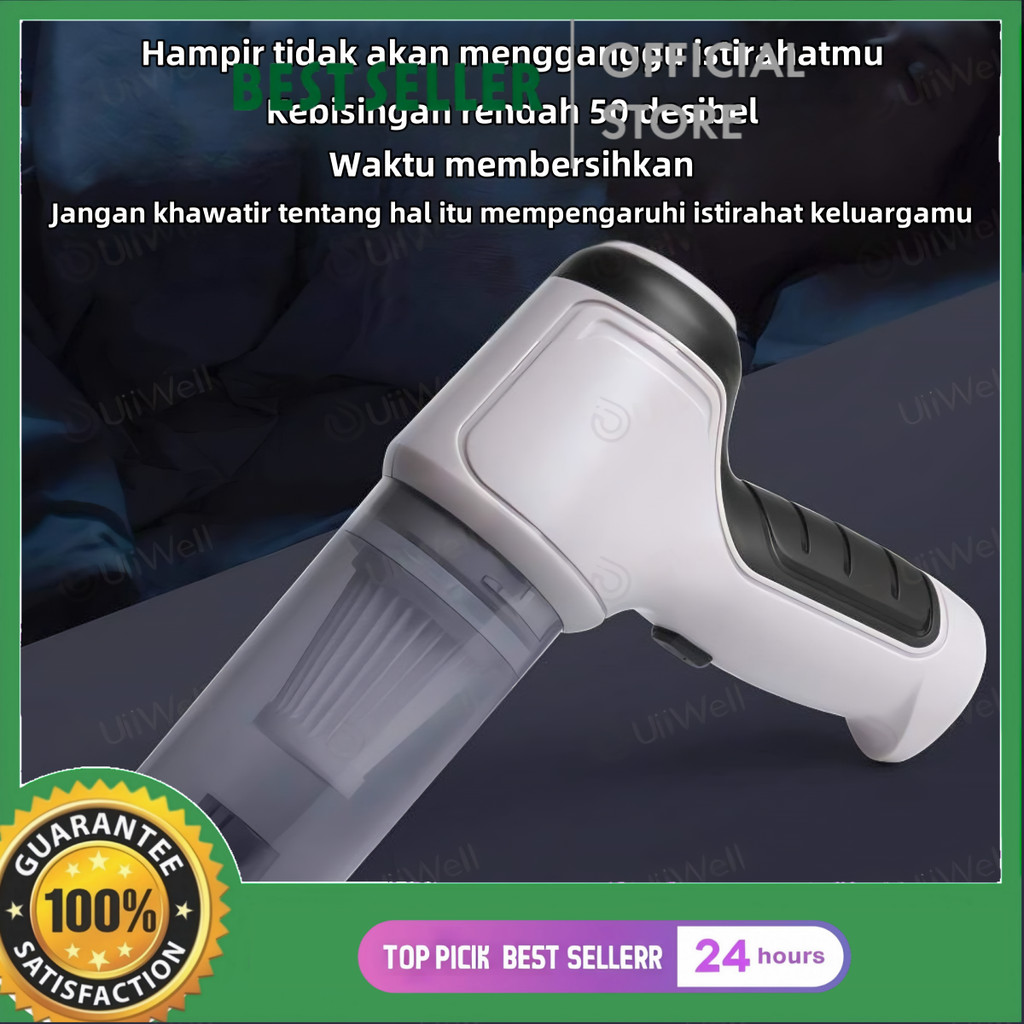 Vacuum Cleaner Portable Wireless Rechargeable Mini Pembersih Vakum Multifungsi Penyedot Debu Mobil R