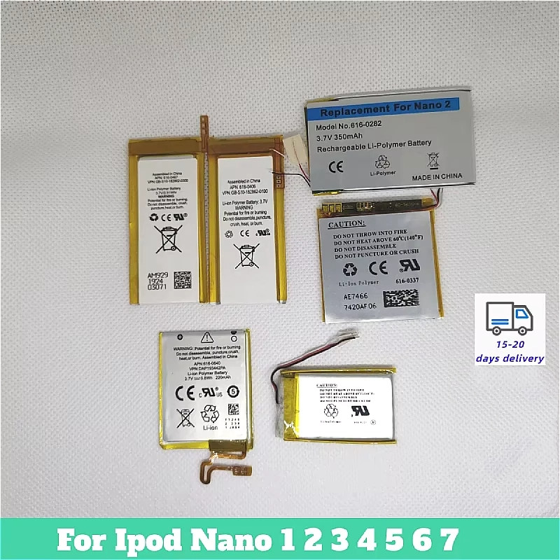 Replacement Battery for iPod Nano 1st,2nd,3rd,4th,5th,6th,7th Gen - Fast Shipping - High Capacity Lo