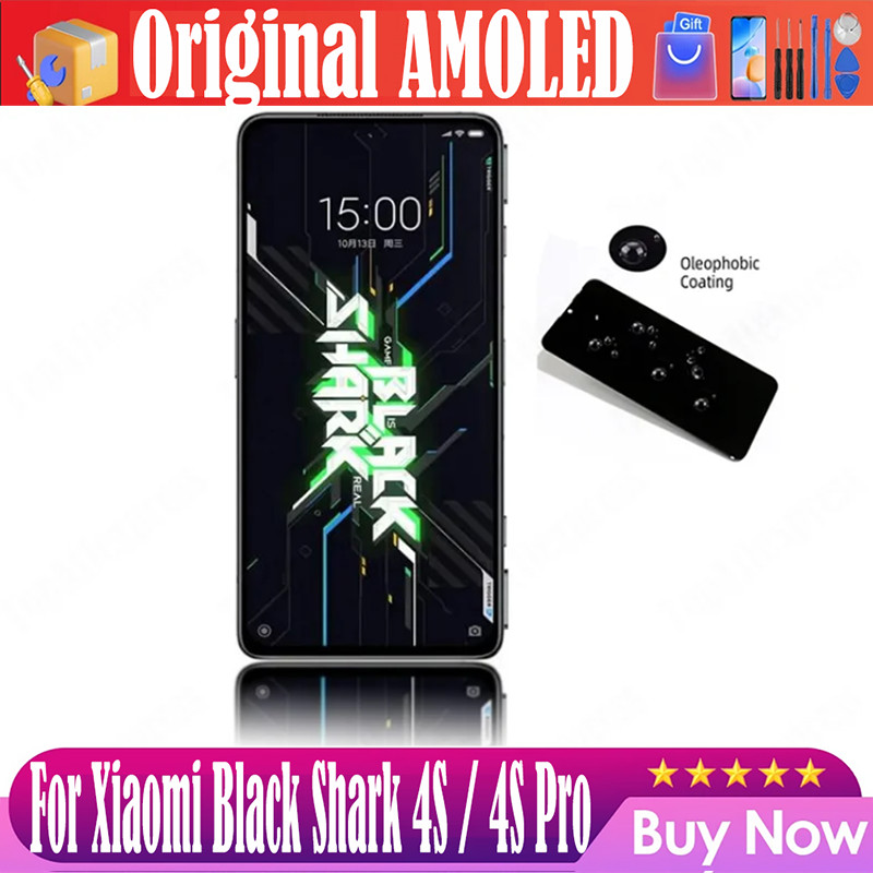 Original AMOLED For Xiaomi Black Shark 4S / 4S Pro Pantalla lcd splay Tou Panel Screen gitizer Assem