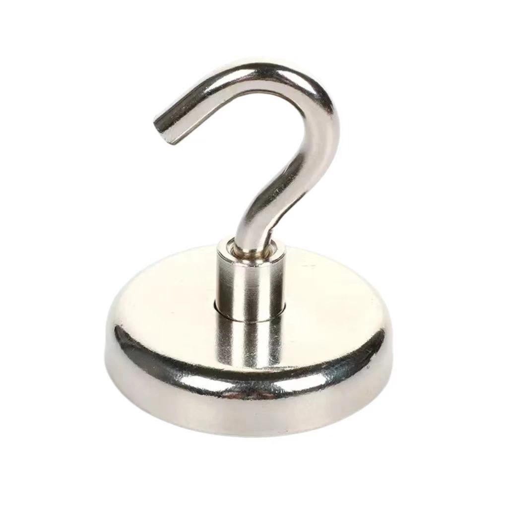 Gantungan Magnet Hook Bulat Besi Kuat Multifungsi