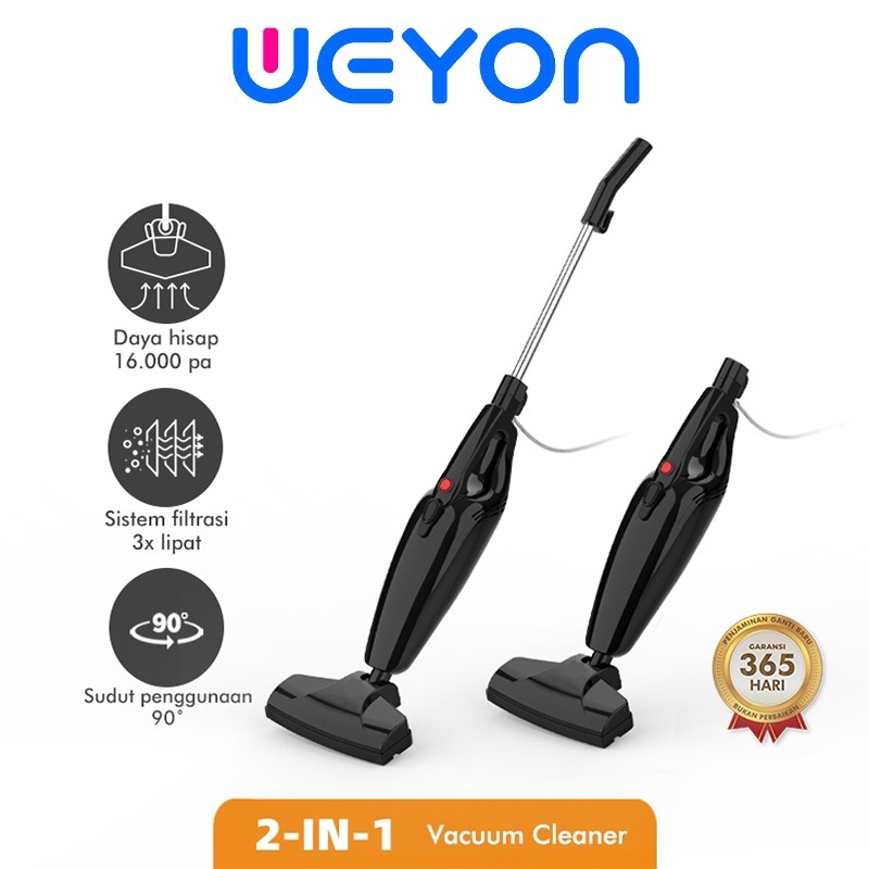 Weyon Penyedot Debu Cordless Vacuum Cleaner Portable Handhel 3 IN 1 Home/Car Vacuum Cleanner yang ku