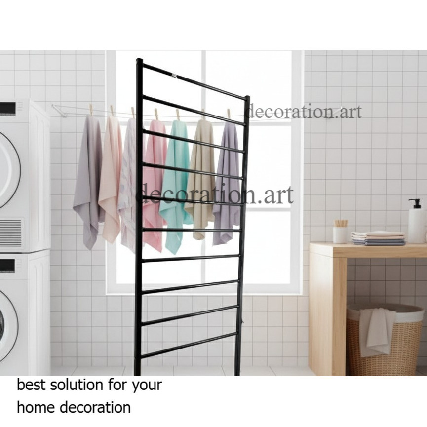 RAK HIJAB PREMIUM RAK HIJAB SINGLE - GANTUNGAN JILBAB BESI BULAT - KOKOH DAN MINIMALIS / DISPLAY KAI