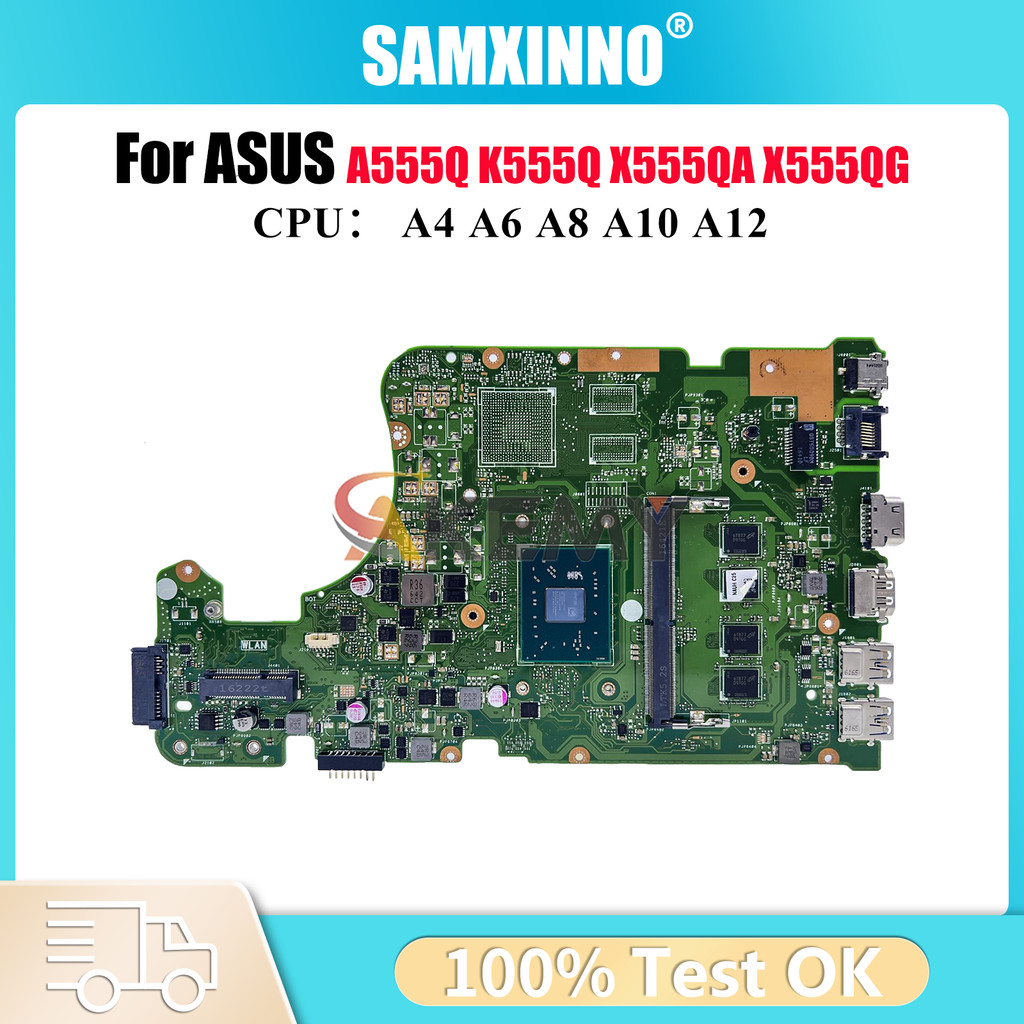 X555QA Laptop Motherboard For ASUS VivoBook X555Q A555Q K555Q X555QA X555QG Mainboard W/ A4 A6 A8 A1