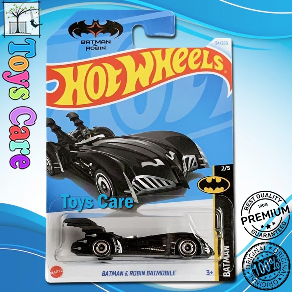 HOTWHEELS BATMAN & ROBIN BATMOBILE 2024 HITAM FIRST EDITION