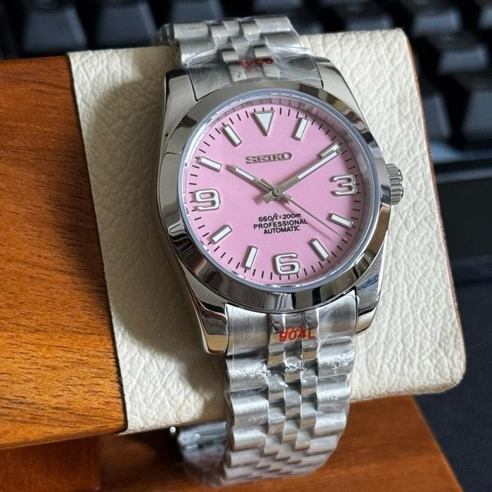 Seiko Pink Explorer OP Woman NH35