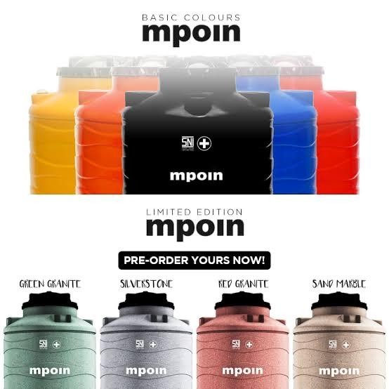 Toren/Tandon/Tangki Air MPOIN PLUS 800 Drain - Basic Terlaris