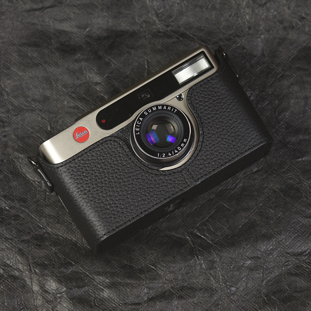 For Leica Minilux Case Genuine Real Leather Half Camera Case Bag Cover DLUX/SOFORT 2 Case Camera Bag