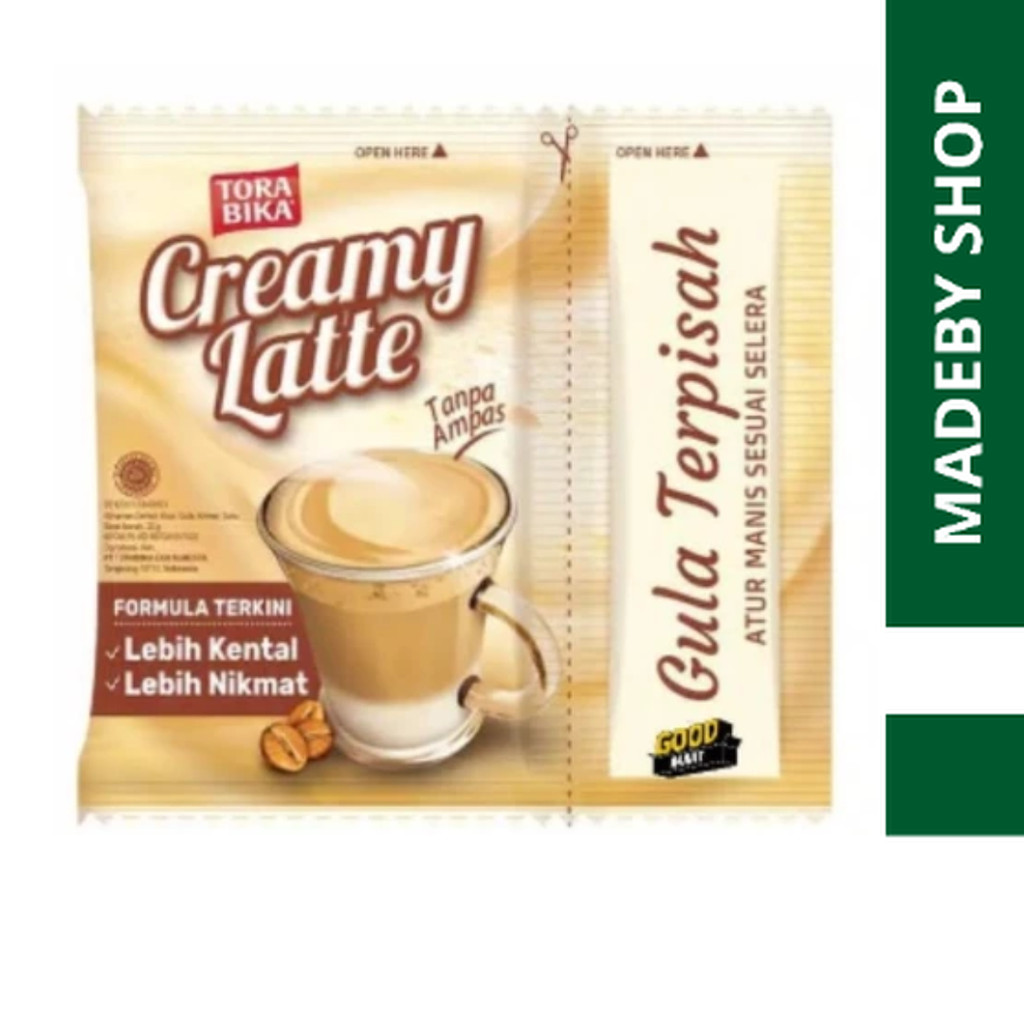 KOPI TORABIKA CREAMY LATTE RENCENG ISI 10 SACHET TORABIKA CREAMY LATTE IKATAN CINTA FREE SENDOK HADI