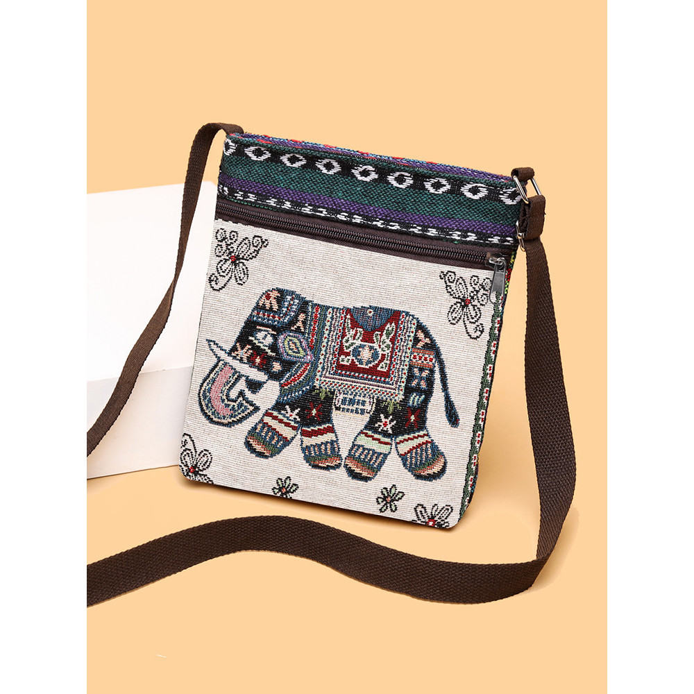 Tas kecil untuk wanita, tas selempang, tas bahu kanvas