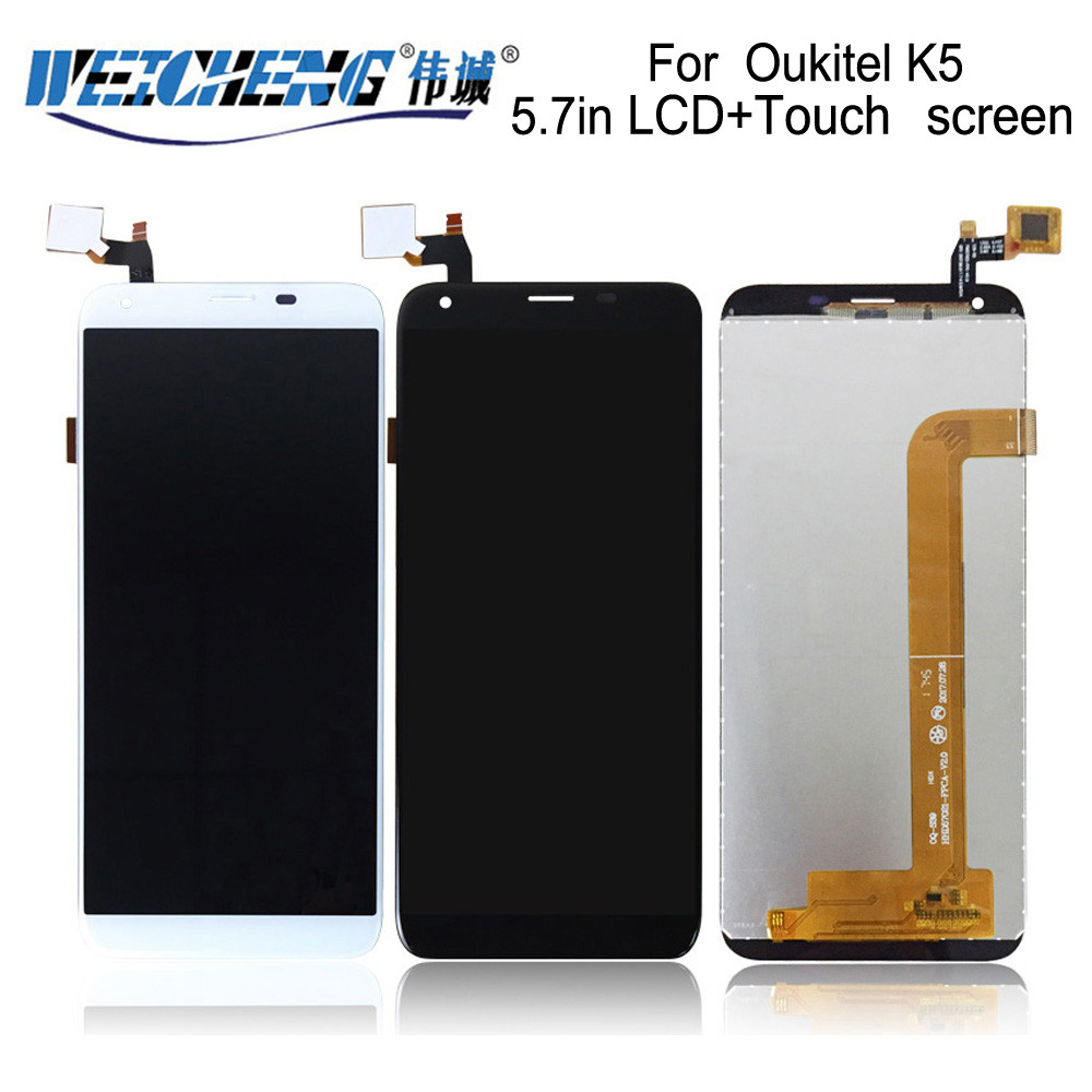 Tested LCD For OUKITEL K3 K5 K7 LCD splay+Touch Screen gitizer Assembly gitizer For OUKITEL K10 K15 