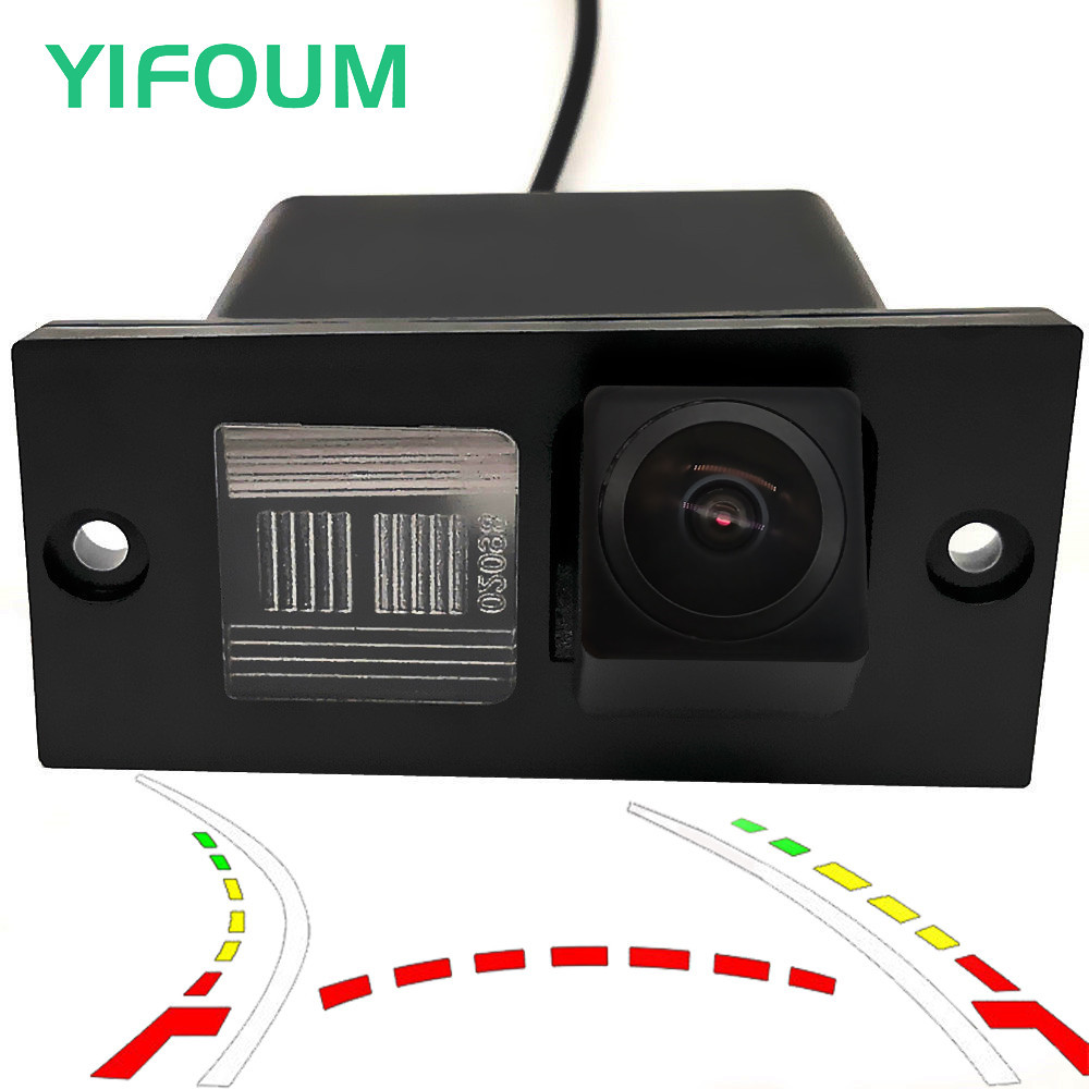 AHD Fisheye 12LED Dynamic Trajectory Car Rear View Camera For Hyundai H1 TQ Cargo Travel i800 iMax i