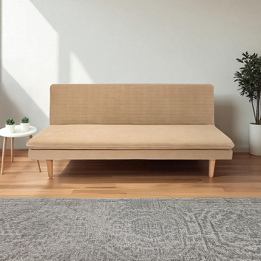 Informa Vienna Sofa Bed Fabic Corduroy - Krem Sofa Lipat Tempat Tidur Lipat Sofa Minimalis Sofa Sant