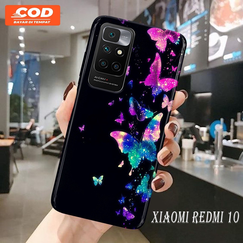Case REDMI 10 Fashion Casing KUPUKUPU Hardcase 3D Fullprint Kesing REDMI 10 - Casing REDMI 10 - Sili