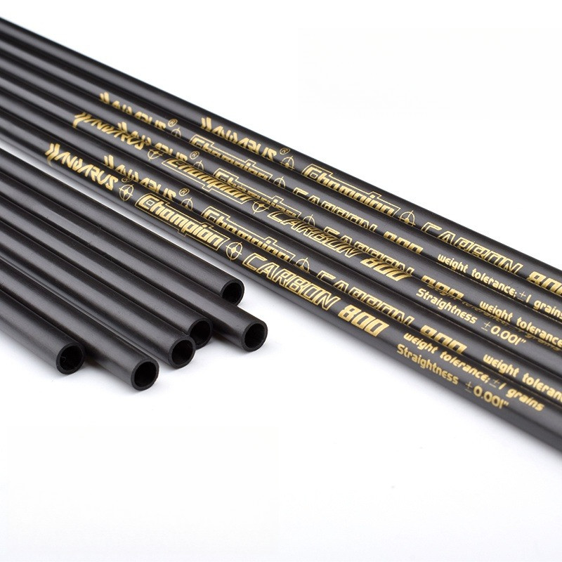 12pcs ID4.2mm pandarus champion Arrow Tube Straightness 0.001 Pure Carbon Arrow Shaft  Recurve Compo