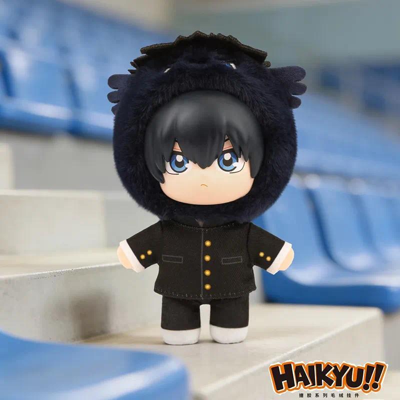 EAKI Haikyuu Shoyo Hinata Boneka Maskot Blind Box Liontin Mainan Boneka Anime Koleksi Trendy Dekoras